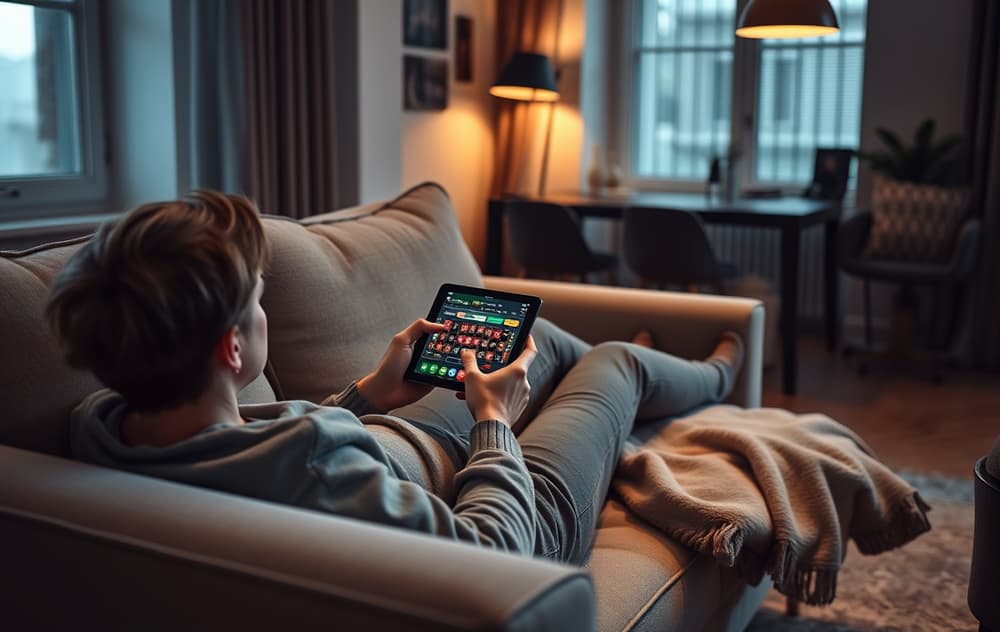 Vinn Casino innloggingsside med sikkerhetssymboler